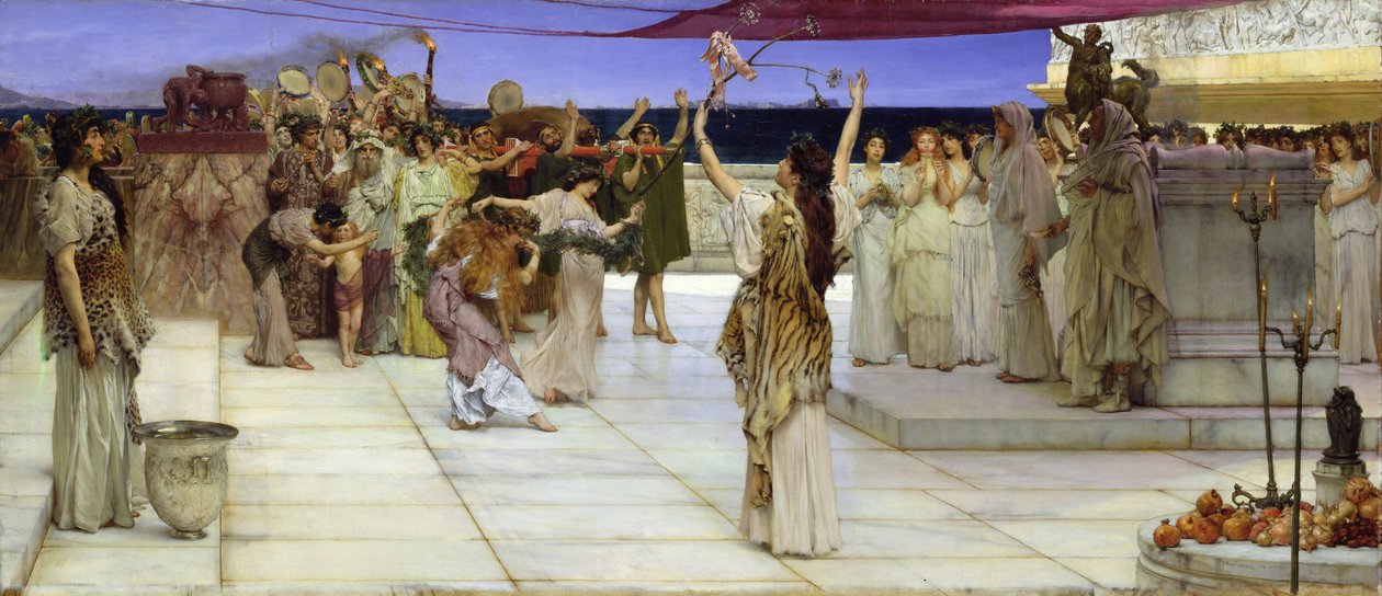 En dedikation till Bacchus, 1889 av Lawrence Alma Tadema