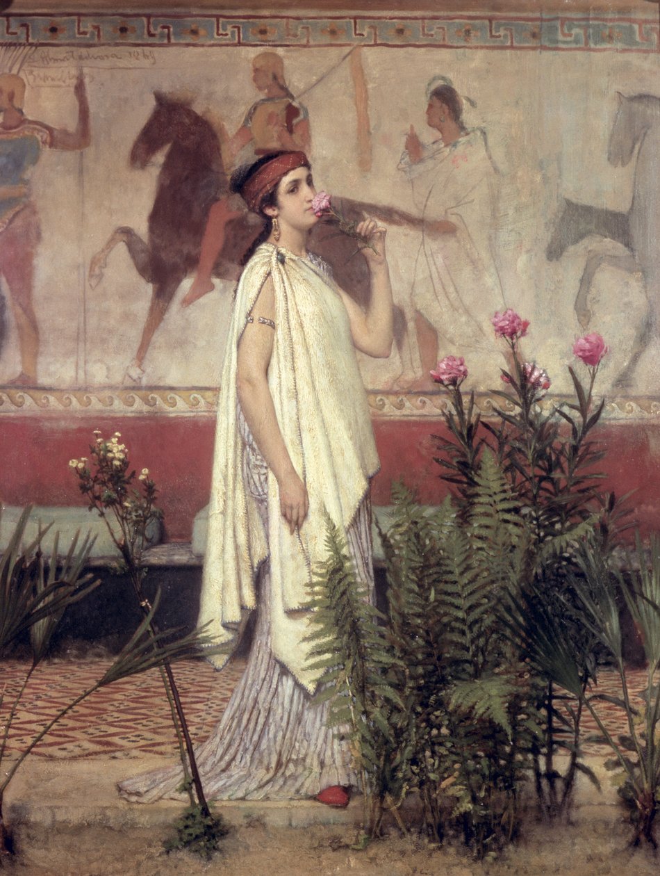 En grekisk kvinna, 1869 av Lawrence Alma Tadema