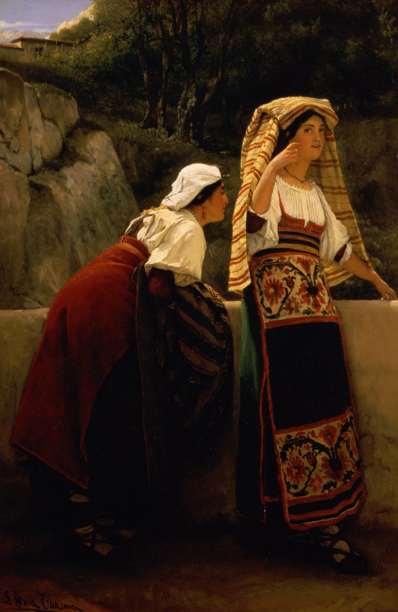 Italienska kvinnor från Abruzzo av Lawrence Alma Tadema