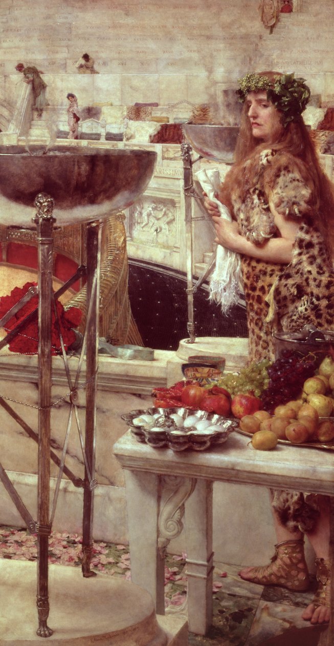 Förberedelser i Colosseum, 1912 av Lawrence Alma Tadema