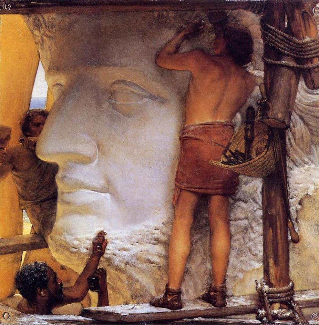Romerska skulptörer, 1877 (olja på koppar) av Lawrence Alma Tadema