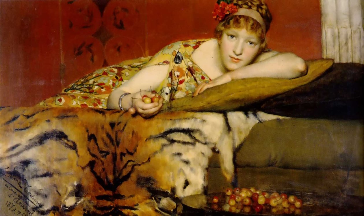  Cherriesn av Lawrence Alma Tadema