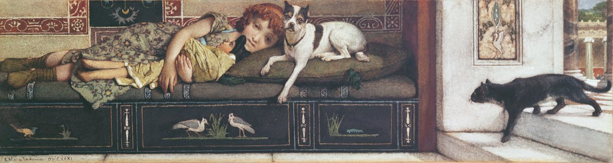 Goda vänner av Lawrence Alma Tadema