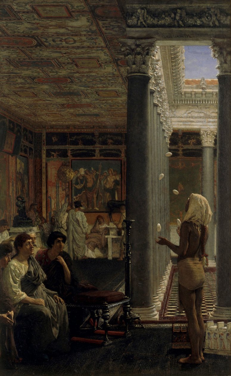 En jonglör av Lawrence Alma Tadema
