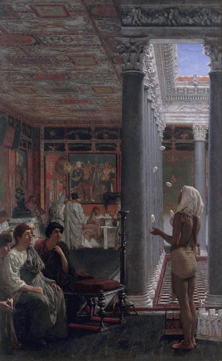 En jonglör av Lawrence Alma Tadema