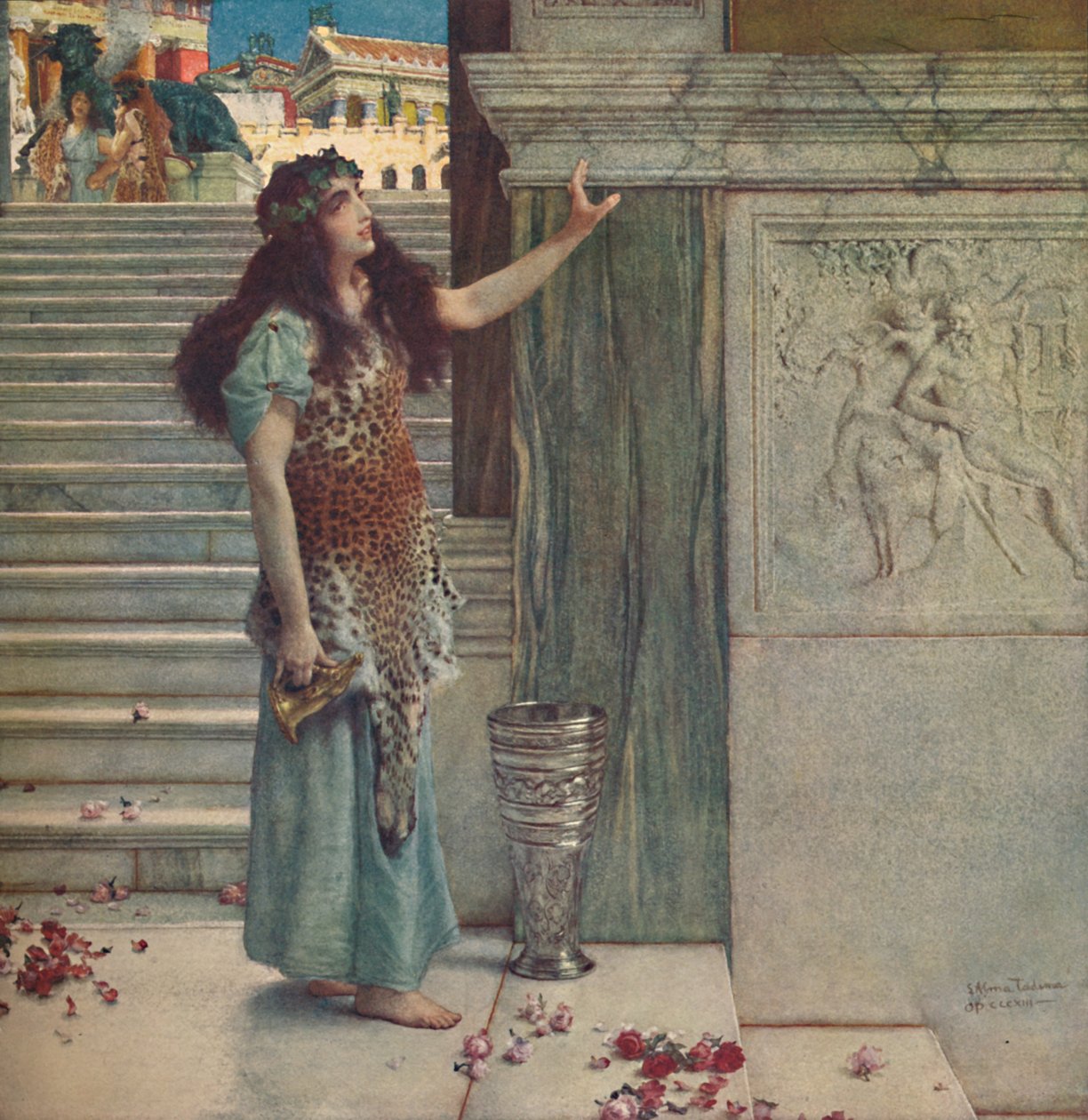 Calling the Worshippers, c1893. av Lawrence Alma Tadema