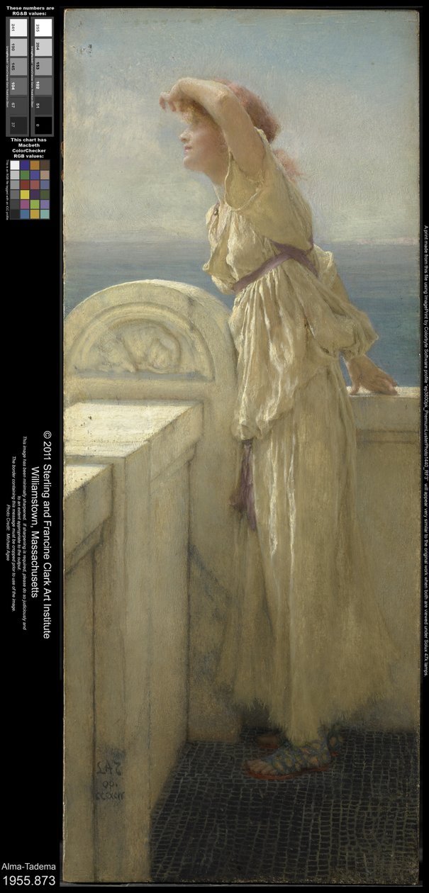 Förhoppningsfull, 1909 av Lawrence Alma Tadema