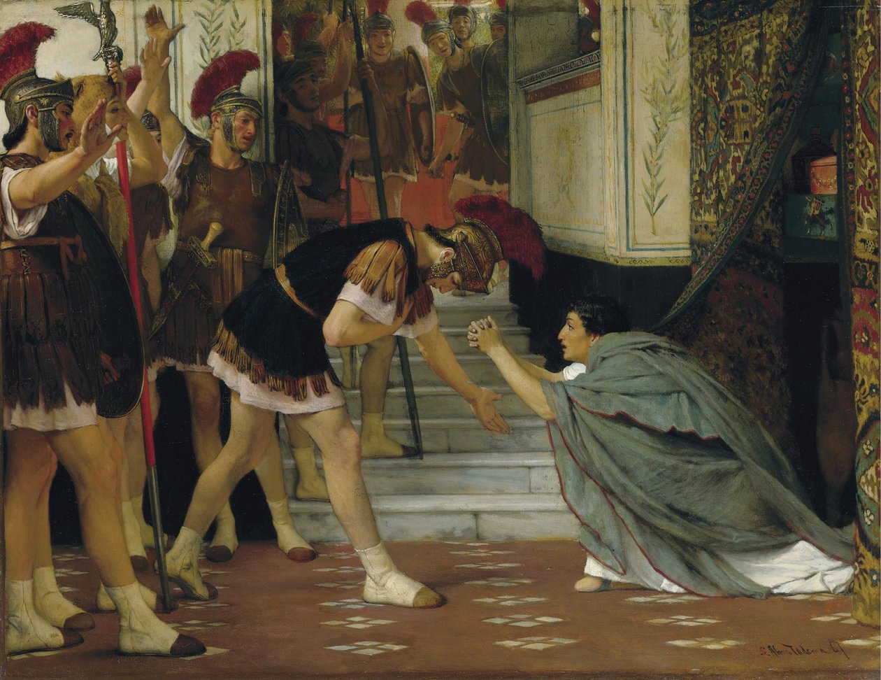 Utropar Claudius till kejsare, 1867 av Lawrence Alma Tadema