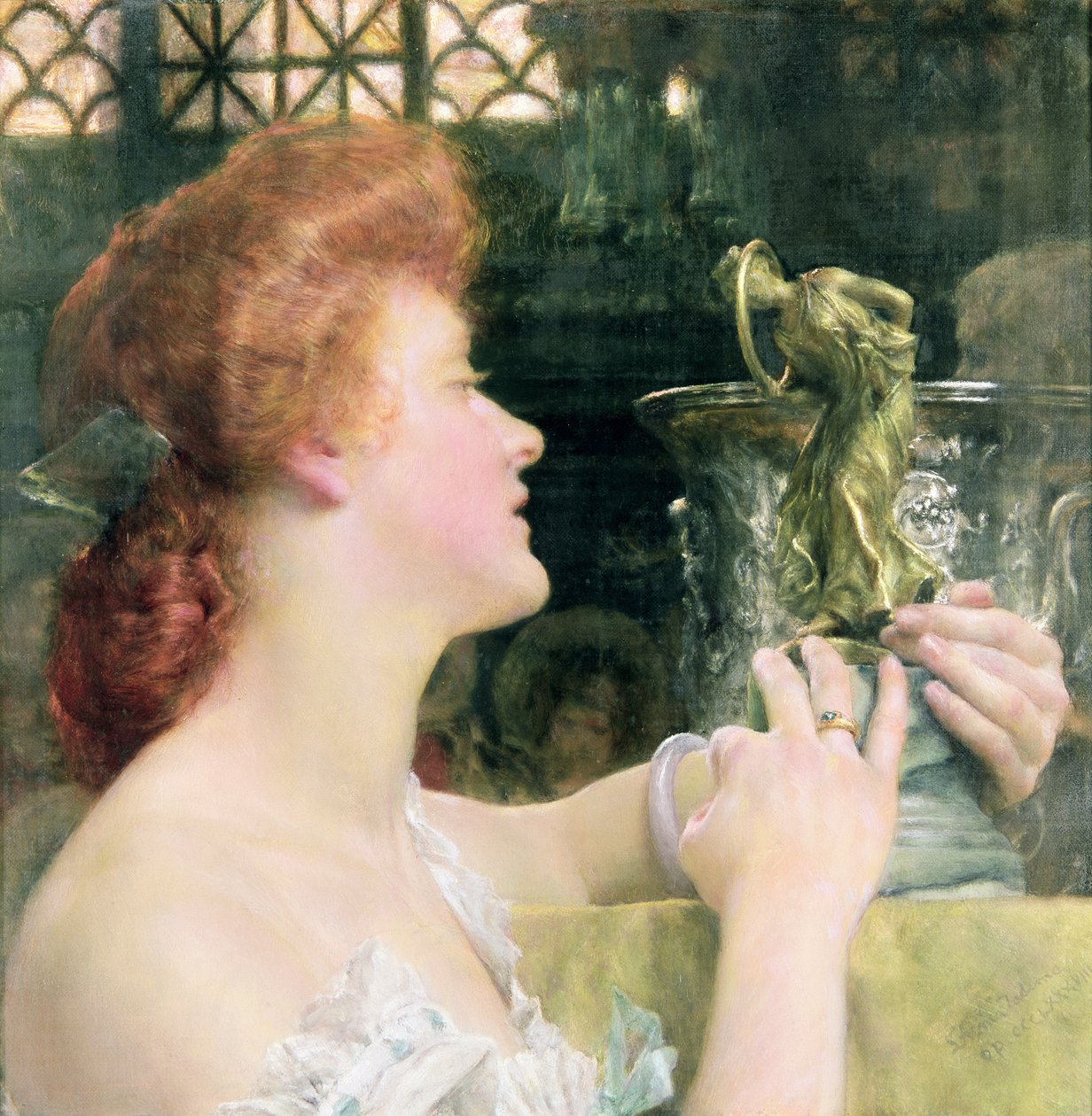 Den gyllene timmen, 1908 av Lawrence Alma Tadema