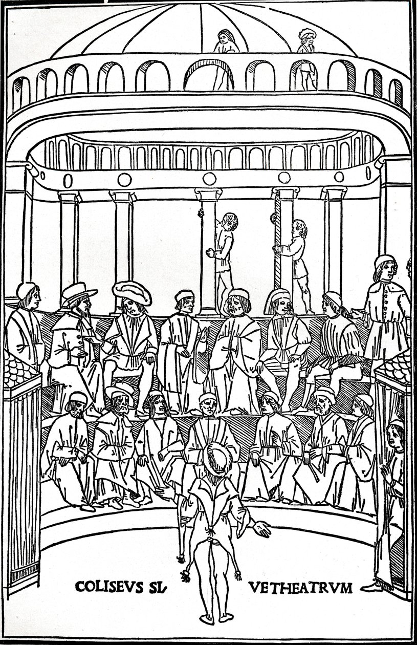 Plantus, komedi, c1511 av Lazarus de Soardi