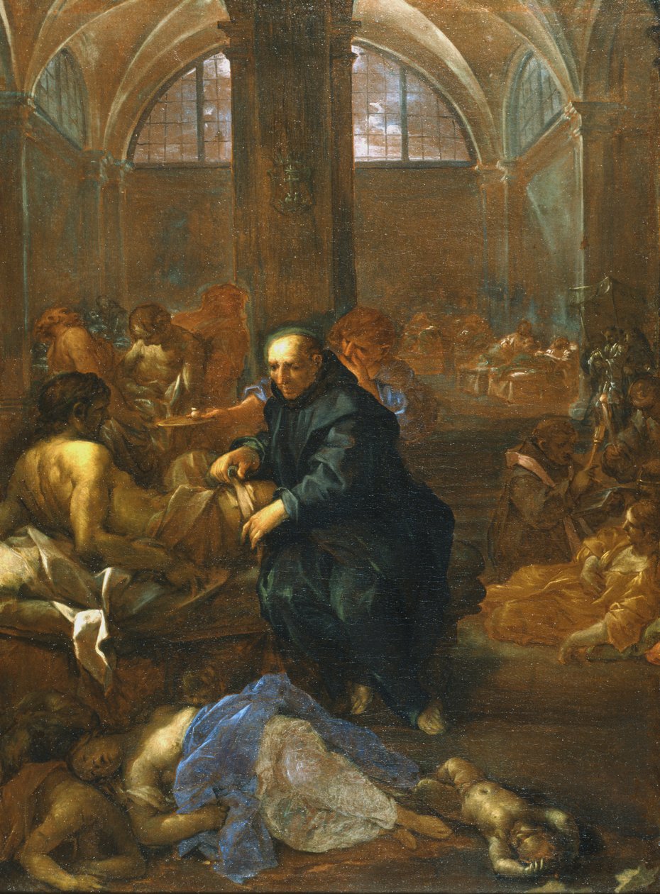 Sankt Johannes botar de spetälska av Lazzaro Baldi