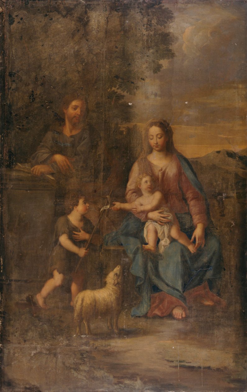 Helig familj av Le Dominiquin