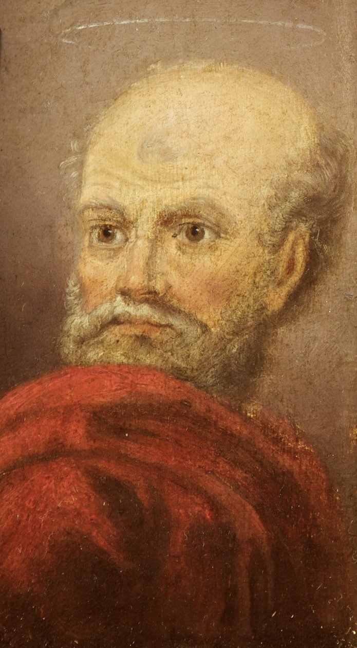 En apostel, ca 1775-1800 (olja på panel) av Le Jeune