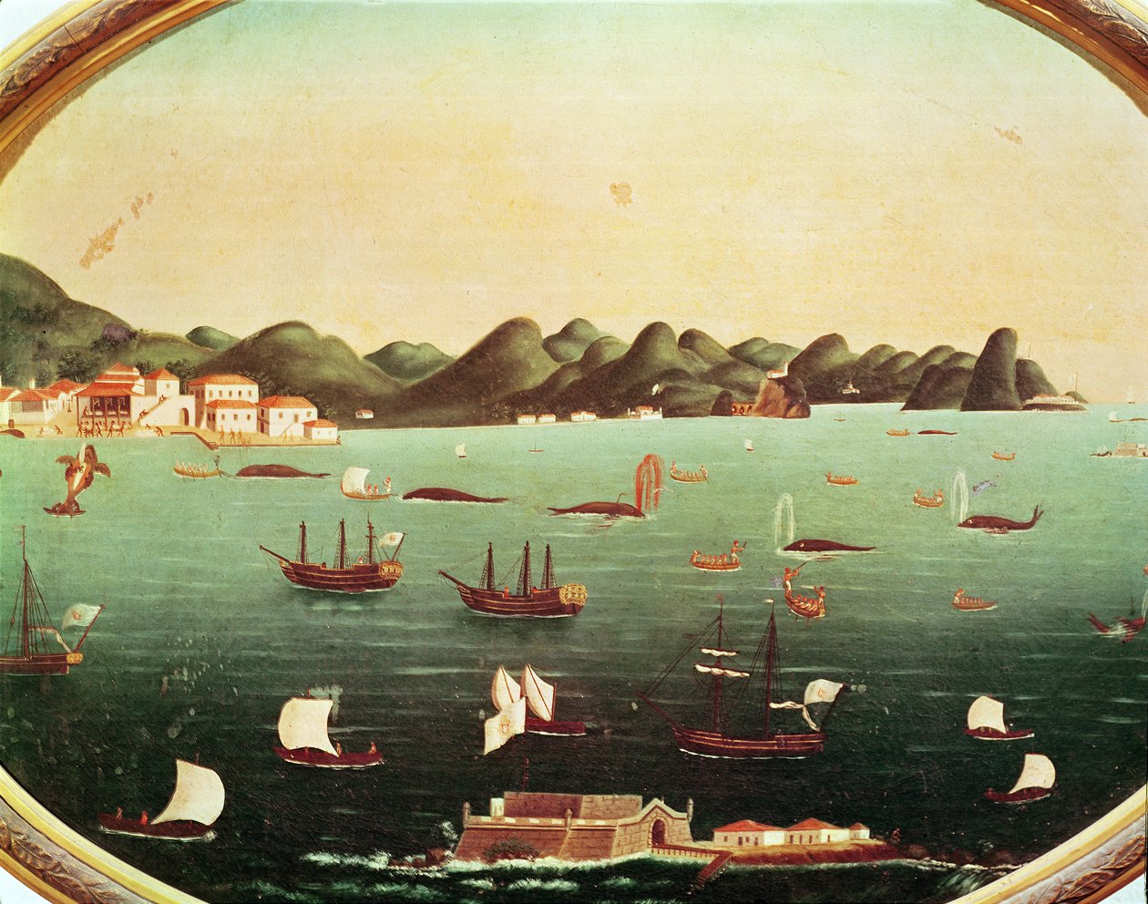 Valfångst i Guanabara Bay av Leandro Joachim