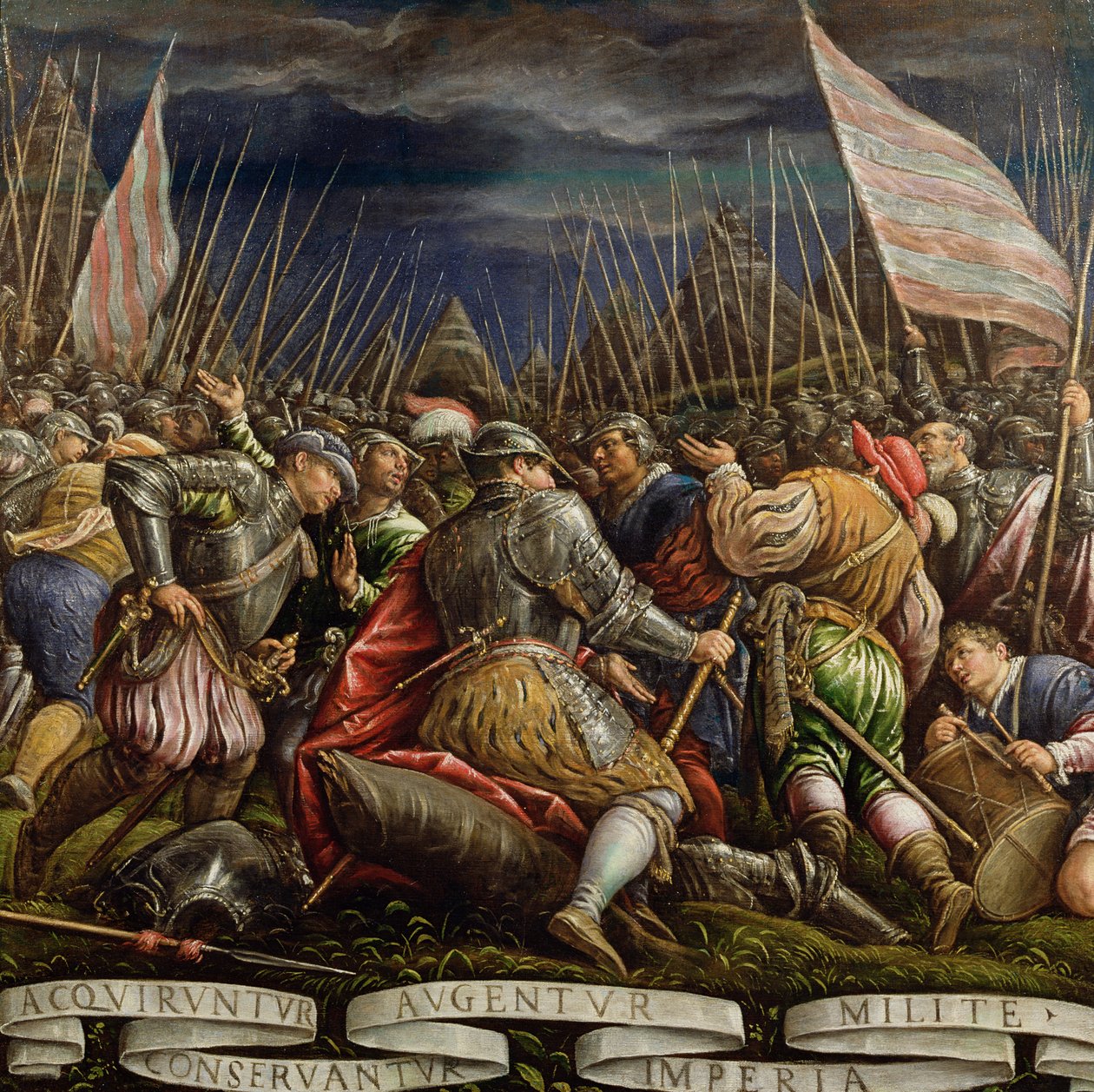 Ett krigsråd av Leandro da Ponte Bassano