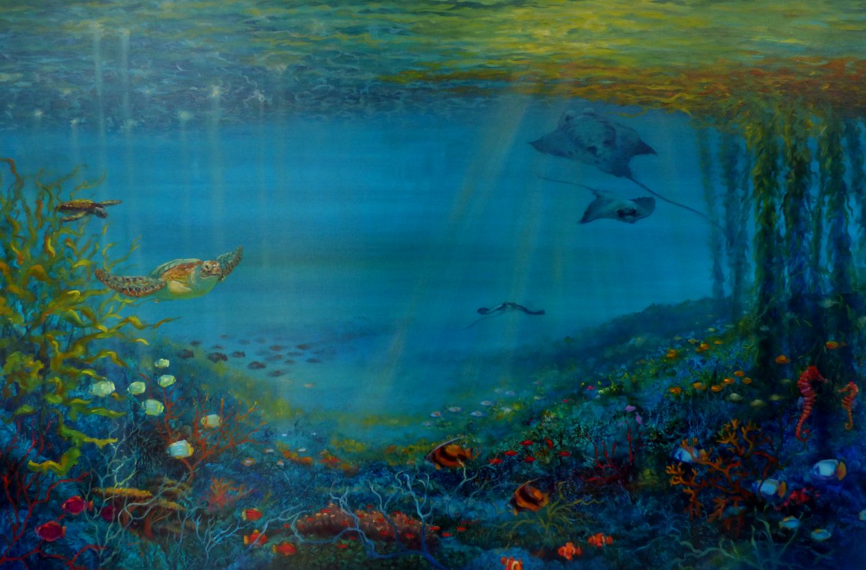 Korallrev, 2018, av Lee Campbell