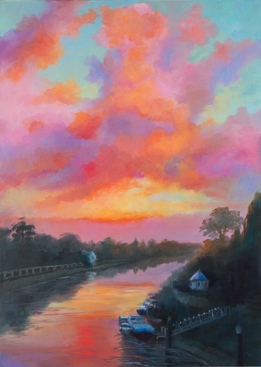 Pastel Surise, 2017, av Lee Campbell