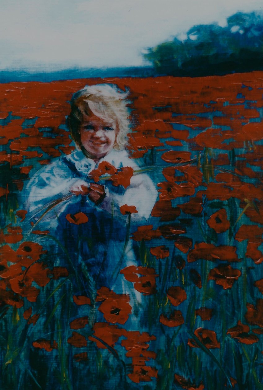 Vallmor, 2000 (olja på papper) av Lee Campbell