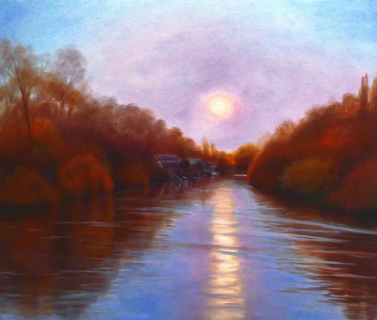 Eel Pie Island Reflections, 2023 av Lee Campbell