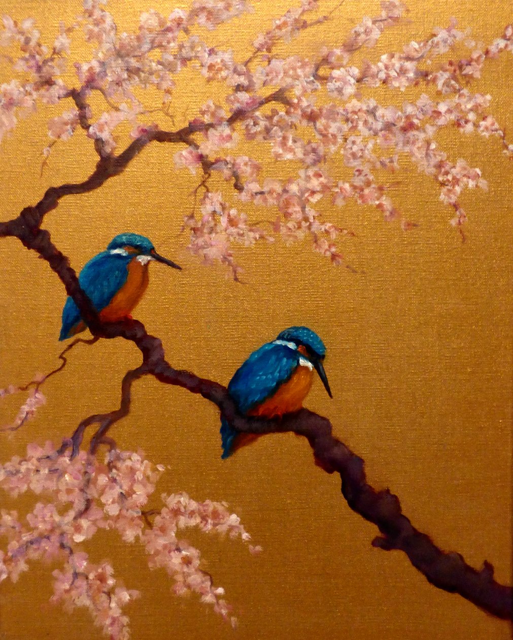 Kingfisher Pair, 2022 av Lee Campbell