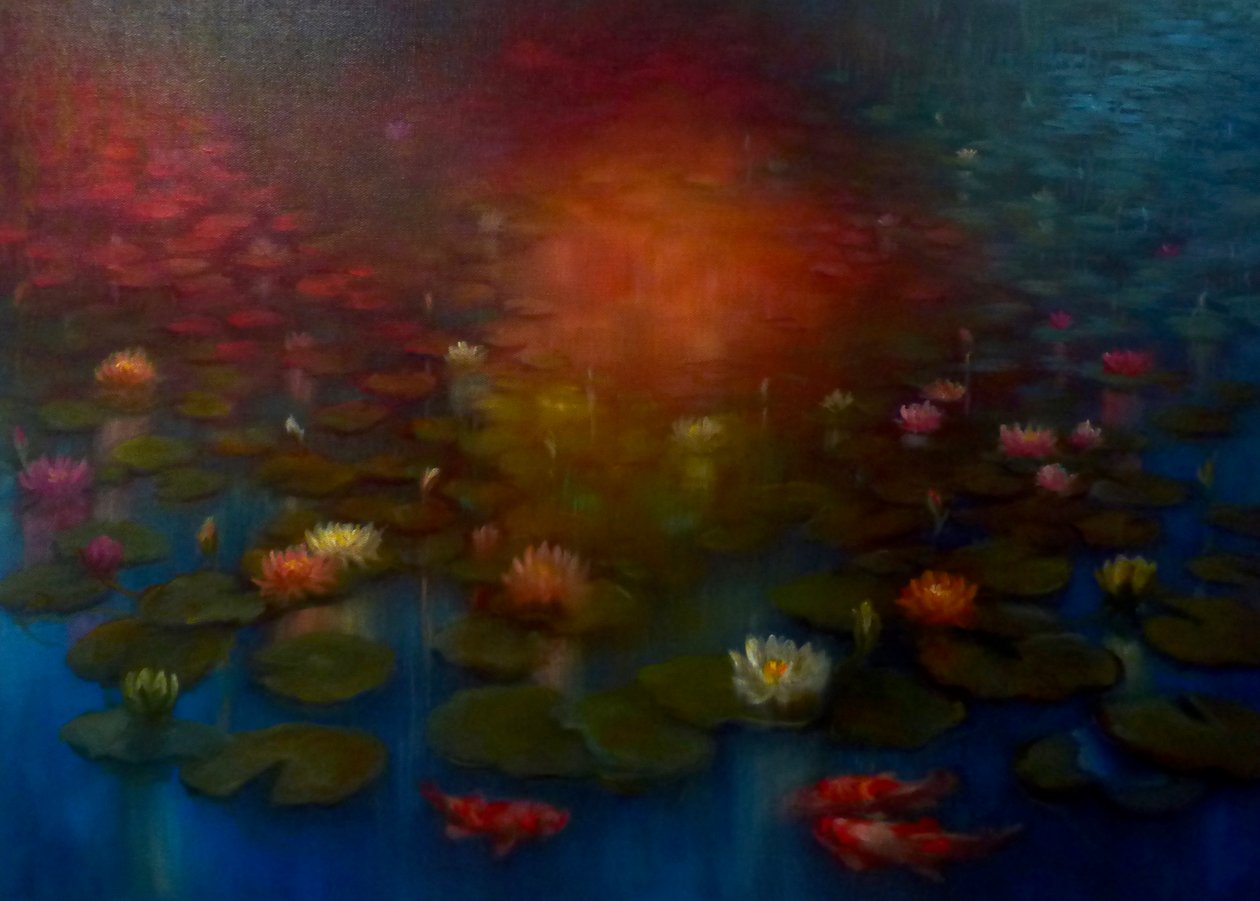 Lily Pond, 2020 av Lee Campbell