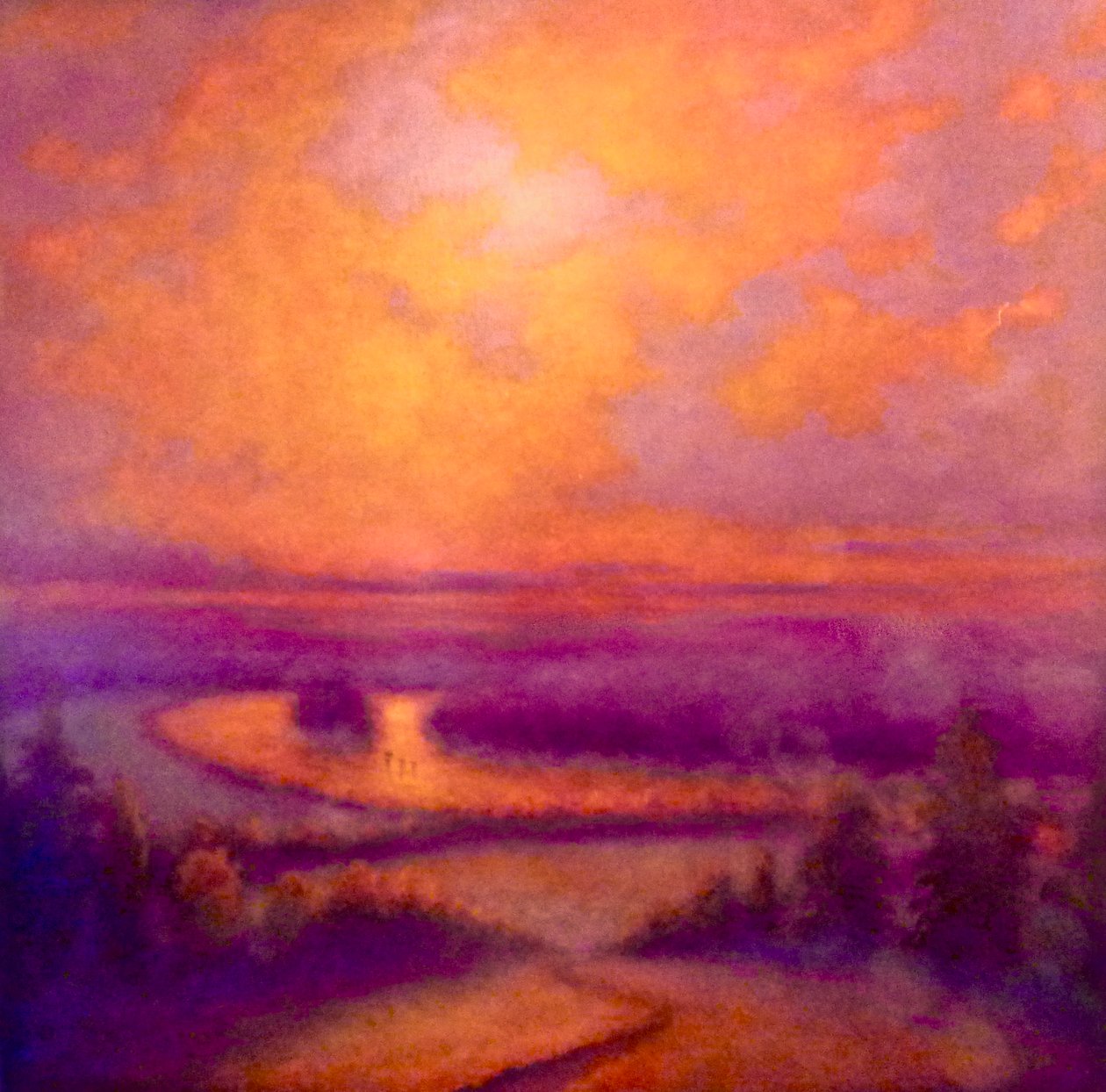Thames Glow, 2023 av Lee Campbell