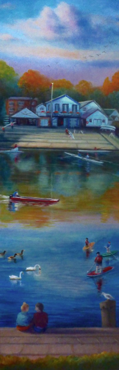 Twickenham morgon, 2020 av Lee Campbell