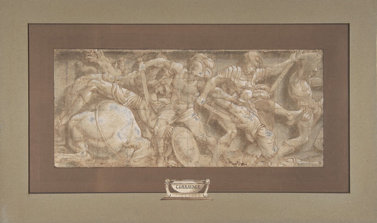 Stridsplats, 1511-87. av Lelio Orsi