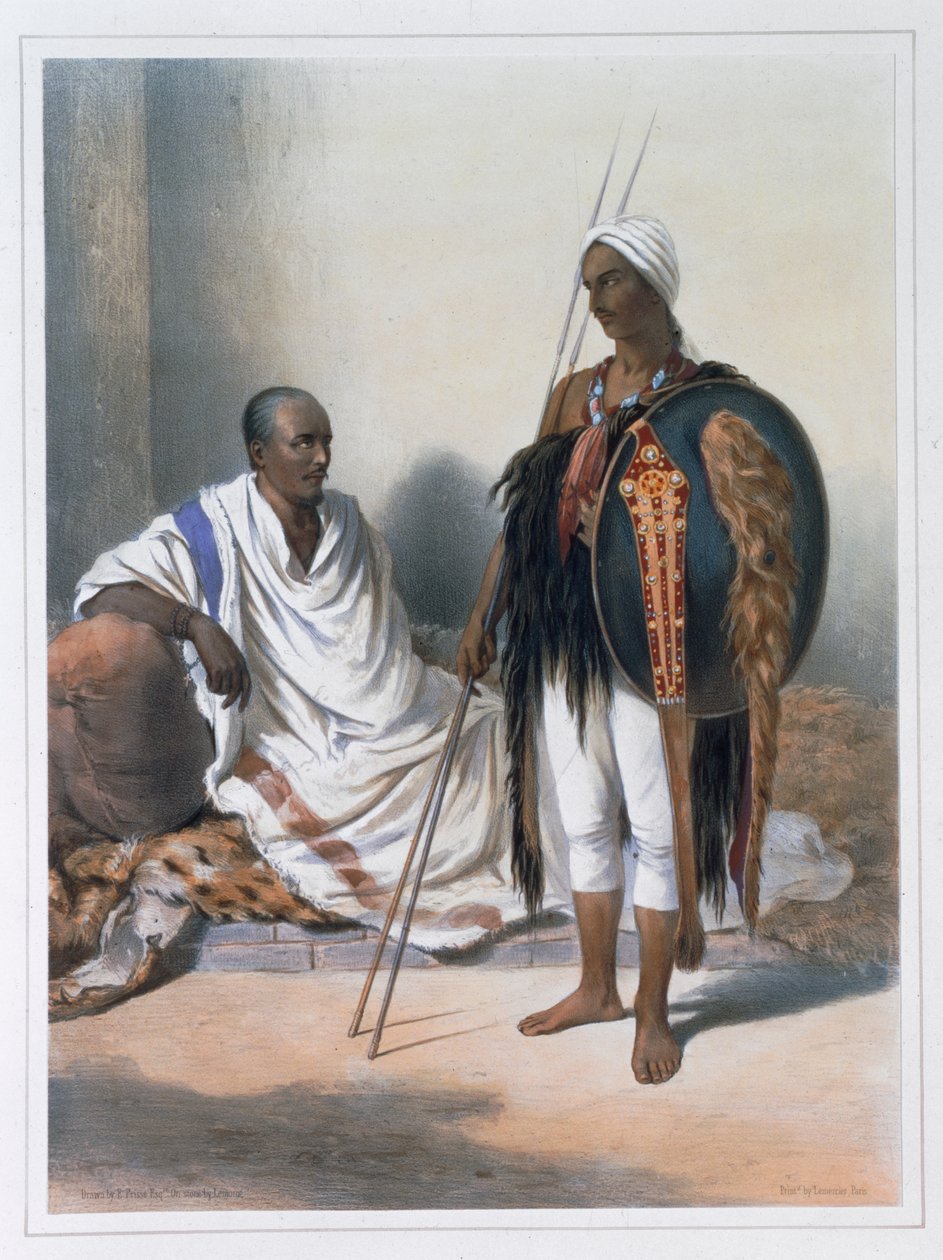 Abessinier präst och krigare, 1848 av Lemoine