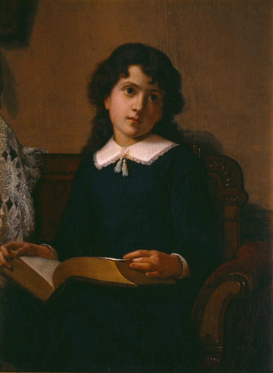 Porträtt av en ung flicka av Lemuel Everett Wilmarth