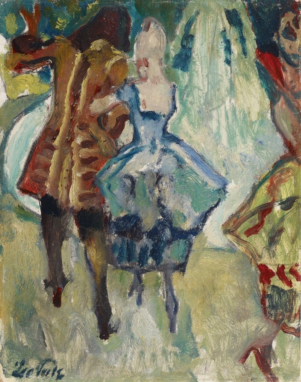  Gartenfest, Studie av Leo Putz