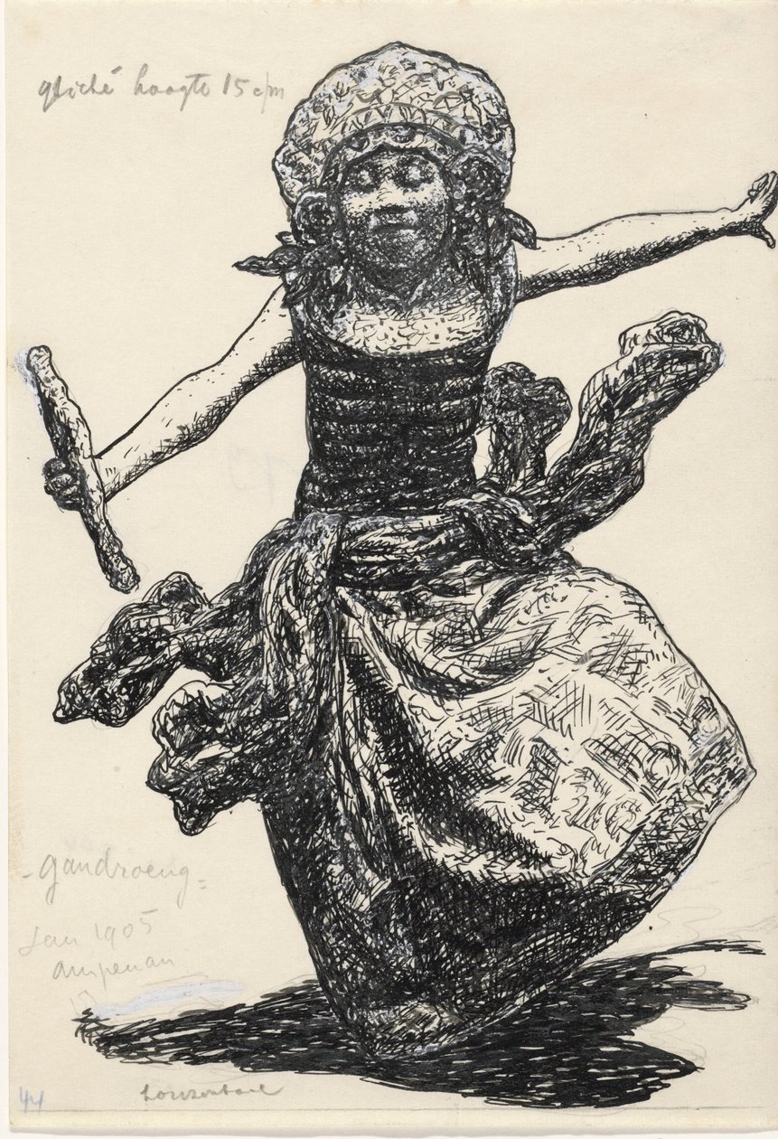 Gandrung danseres i Ampenan av Leo Gestel
