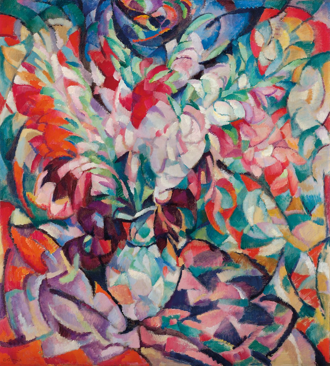 gladiolus; gladiolus av Leo Gestel