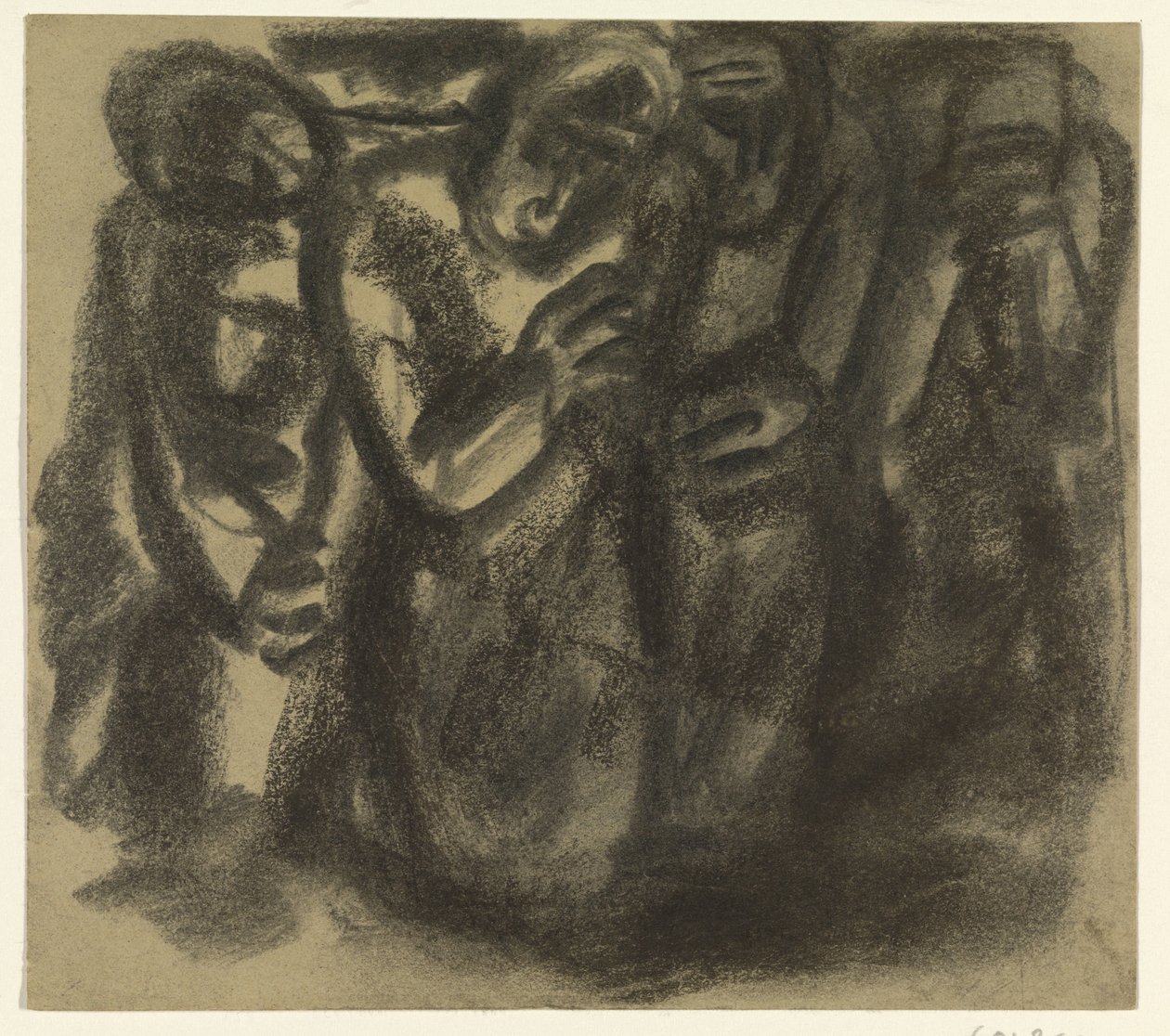Grupp människor av Leo Gestel