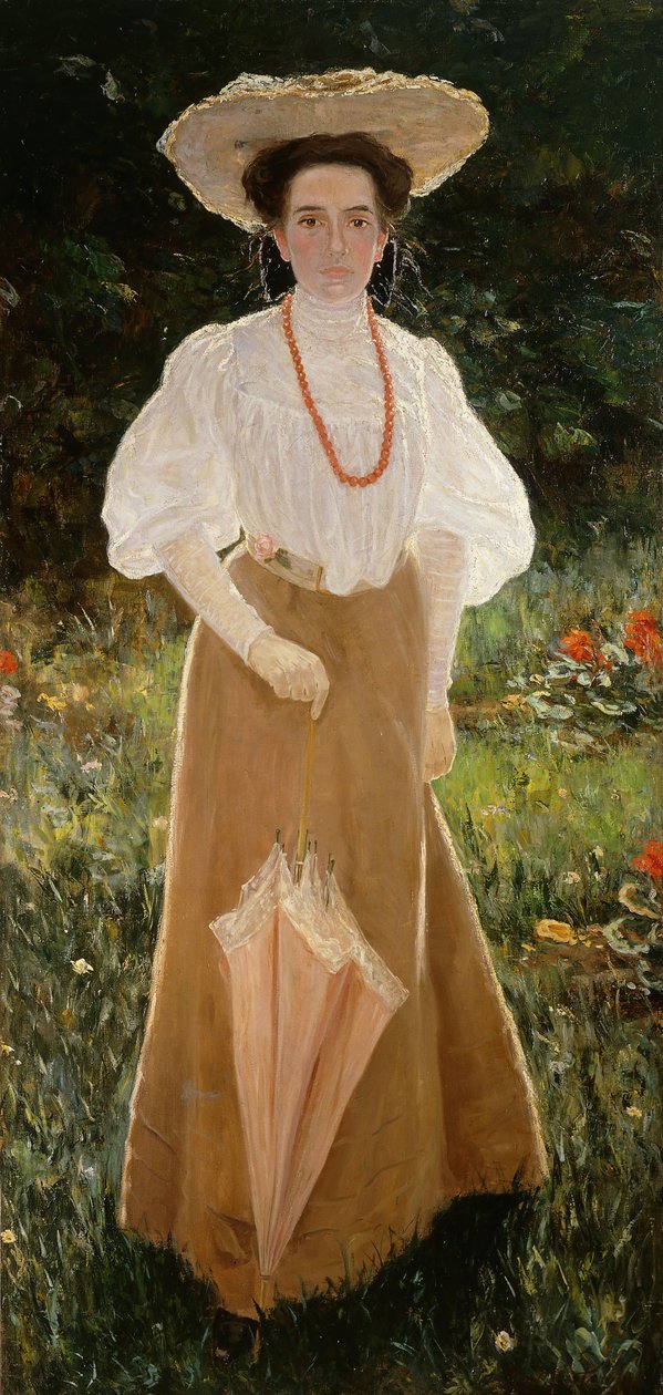 Stående kvinna; Kvinna Stående av Leo Gestel
