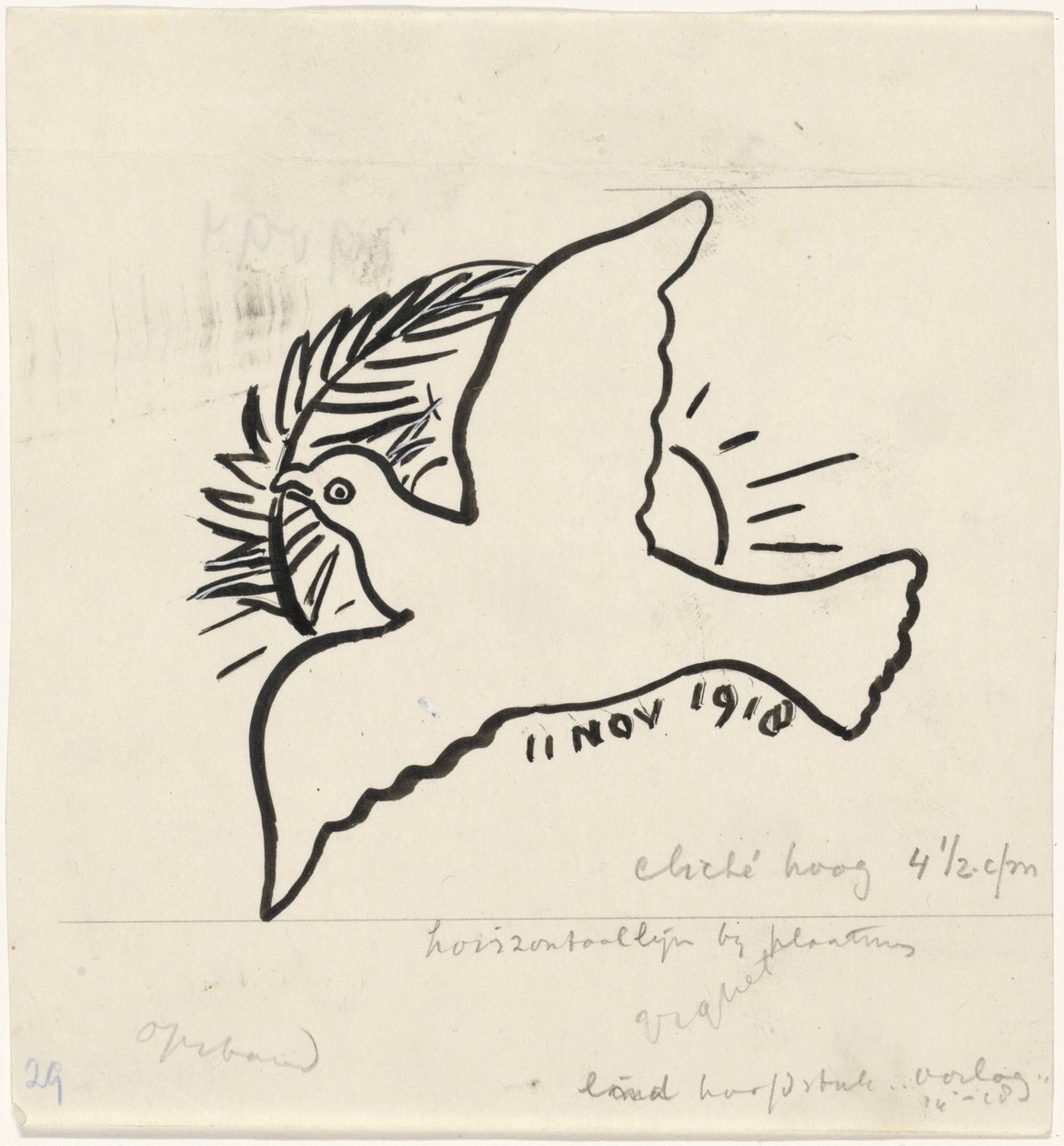fredsduva av Leo Gestel