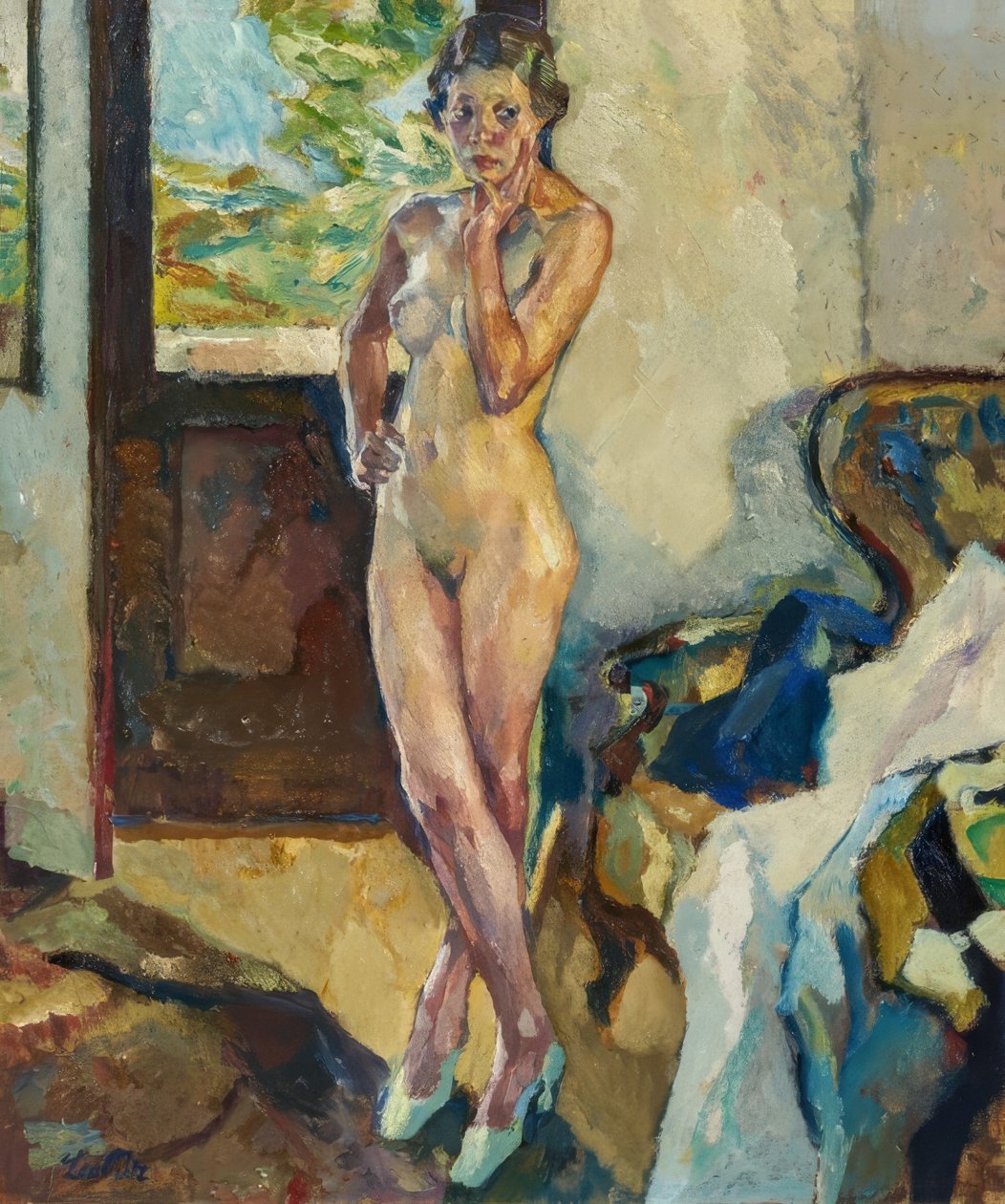 Vid fönstret av Leo Putz