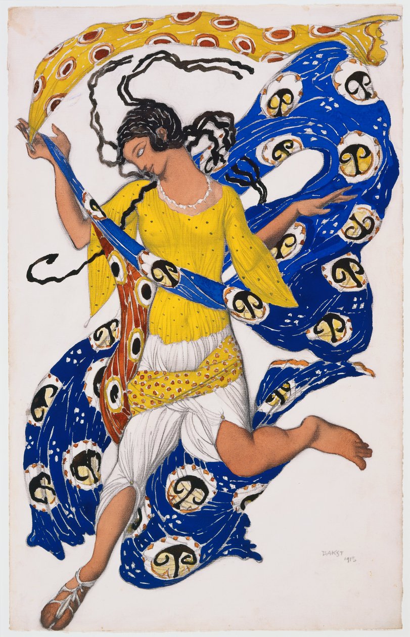 The Butterfly (Costume Design for Anna Pavlova) av Leon Bakst
