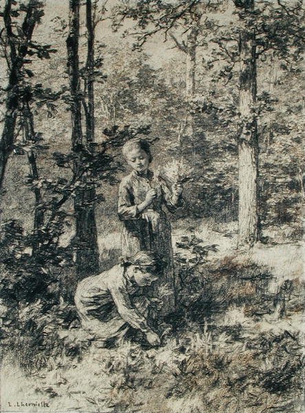 Samla liljekonvaljer av Leon Augustin Lhermitte