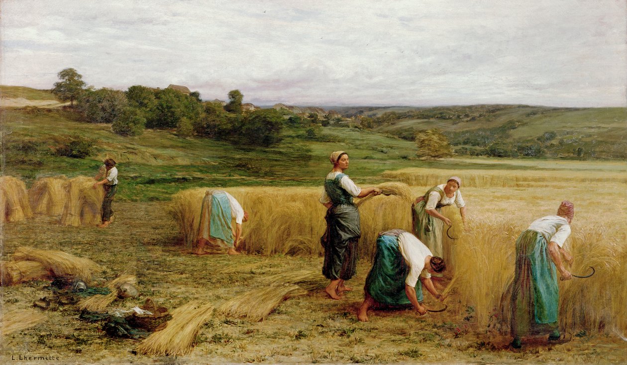 Skörd, 1874 av Leon Augustin Lhermitte