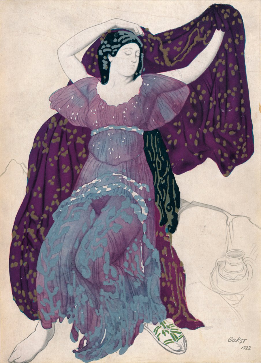 Echo Abandoned, 1922, 1923 av Leon Bakst