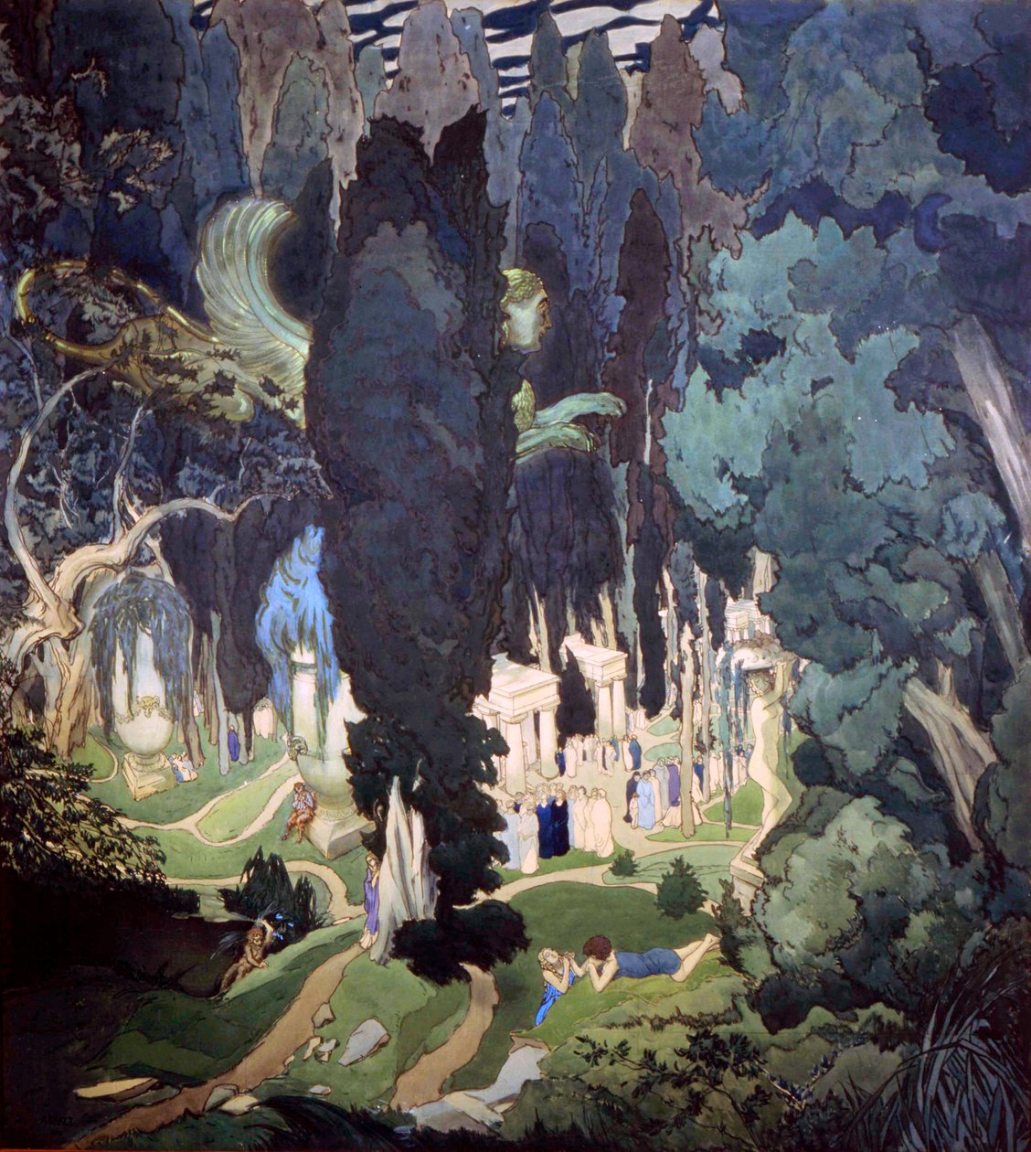 Elysium, 1906. av Leon Bakst