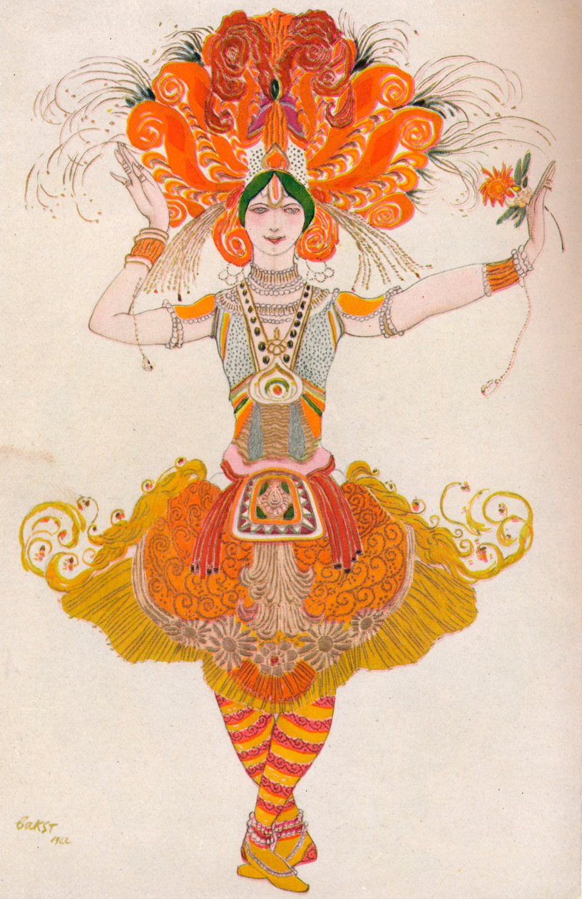 Firebird, 1922, 1923 av Leon Bakst