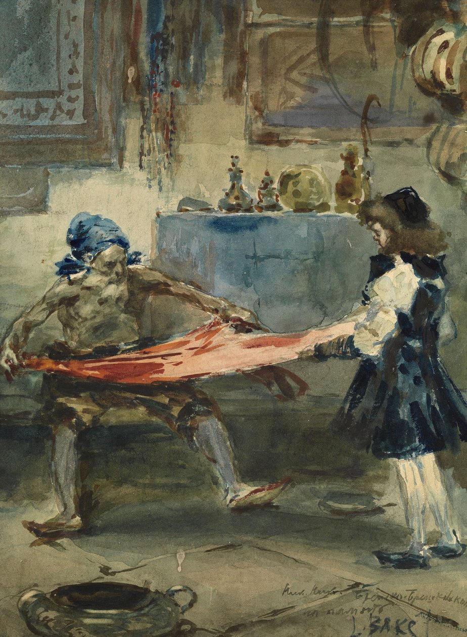 Orientalisk scen av Leon Bakst