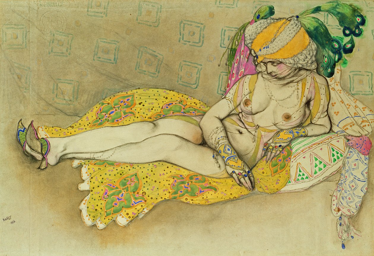 Den gula sultanen av Leon Bakst