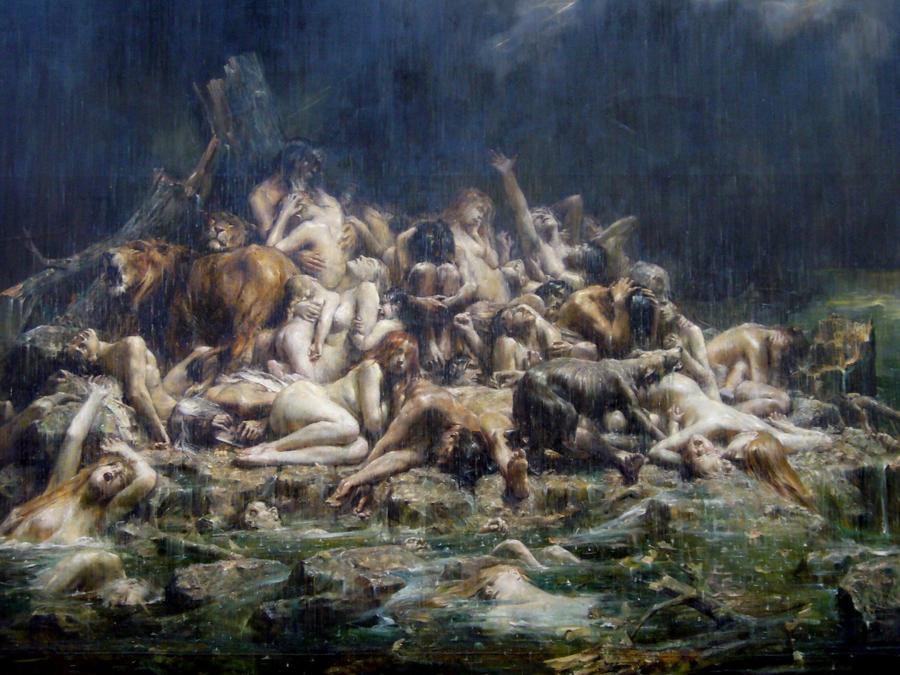 Syndfloden av Leon Francois Comerre