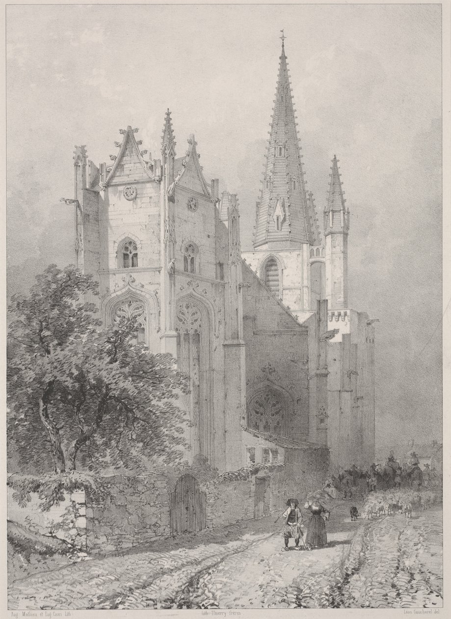 Hennebont kyrka, Bretagne av Leon Gaucherel