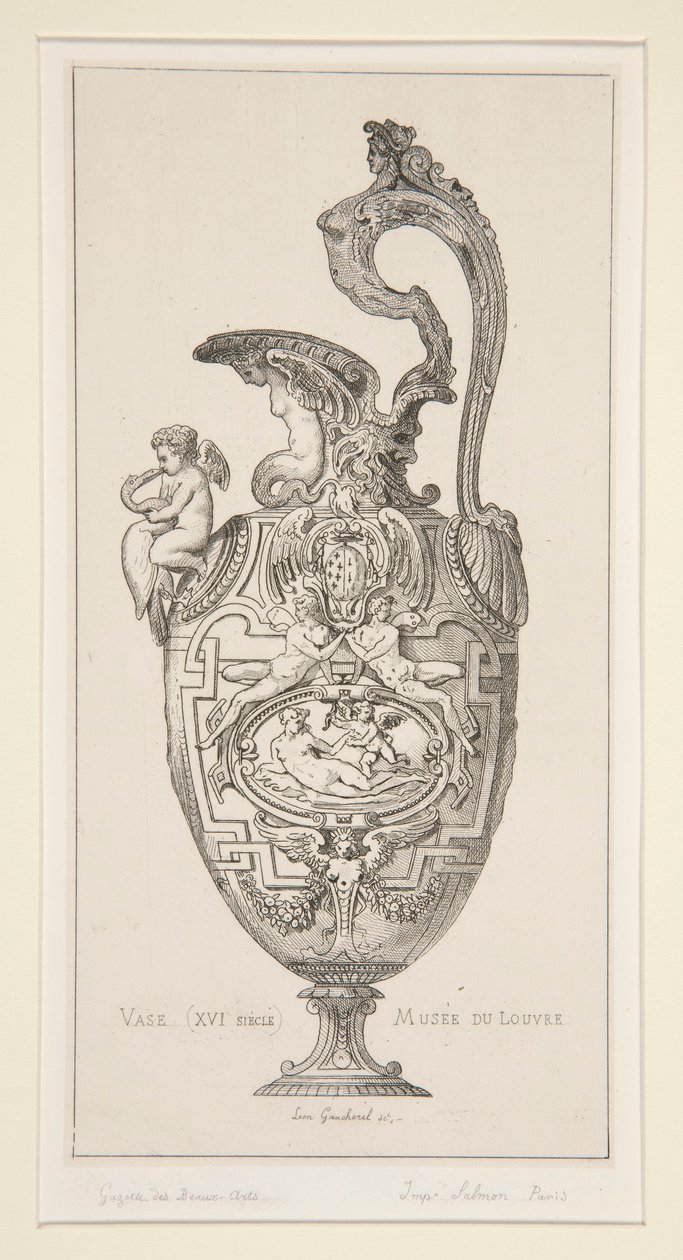 Vas (XVI-talet) Louvren Museum av Leon Gaucherel