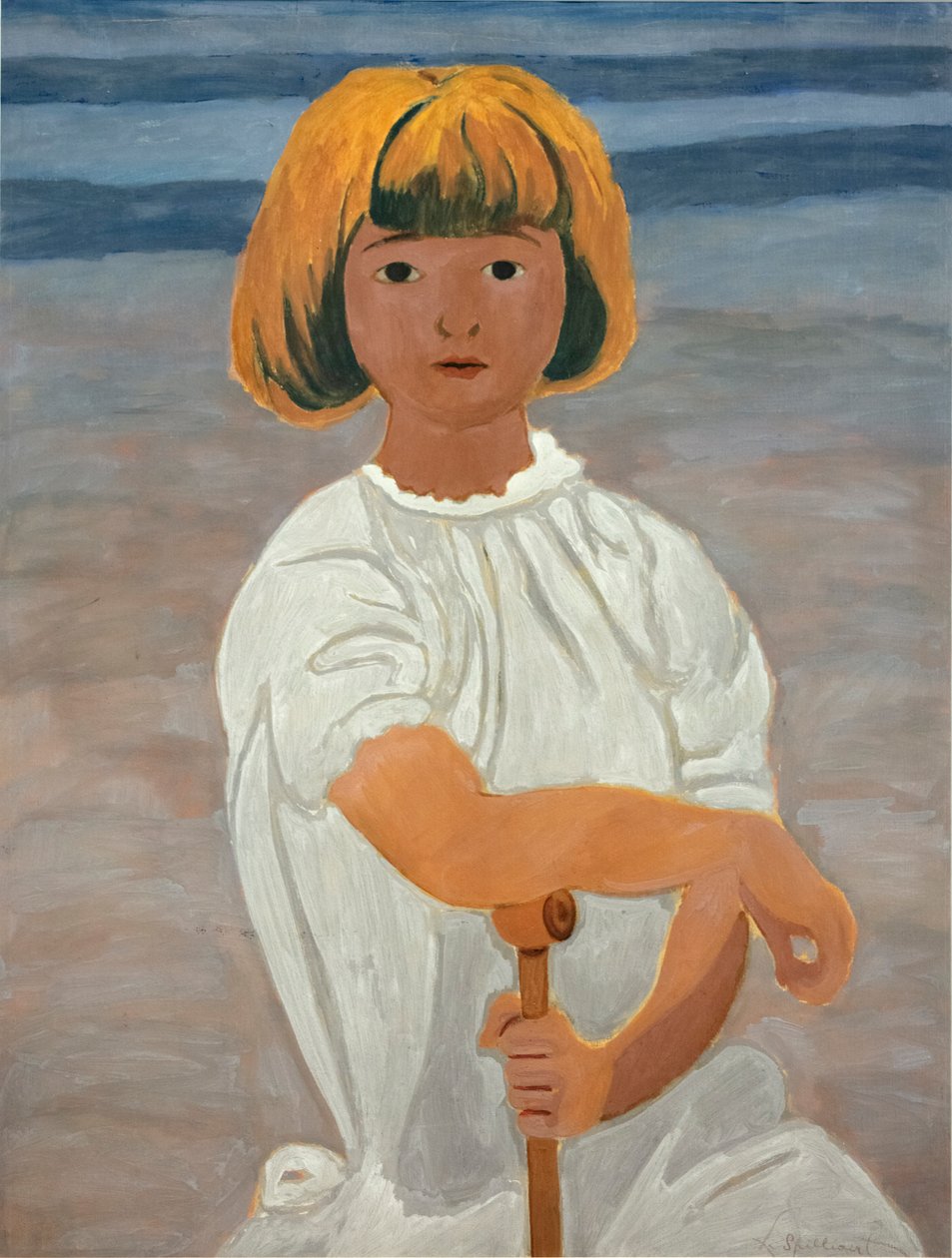 Flicka på stranden av Leon Spilliaert