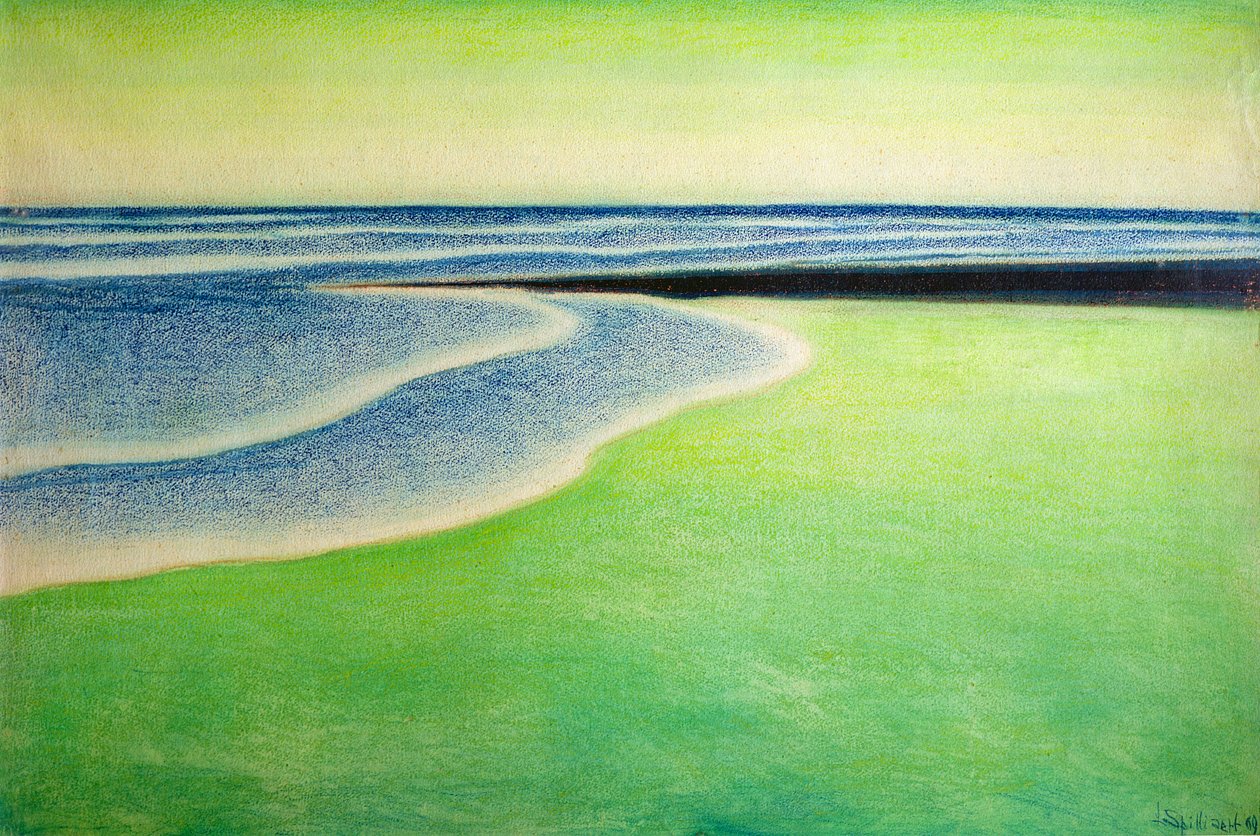 Grönt havslandskap av Leon Spilliaert